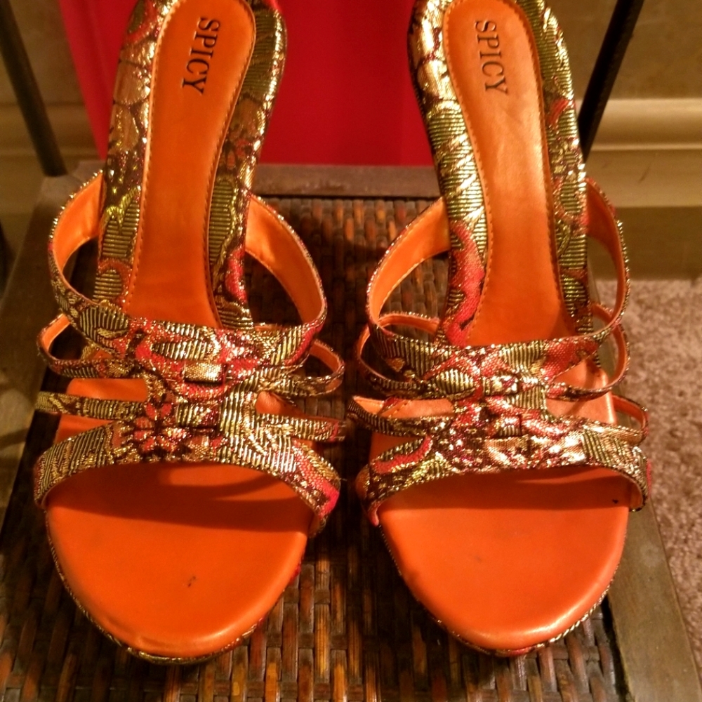 Spicy ORANGE Shoes